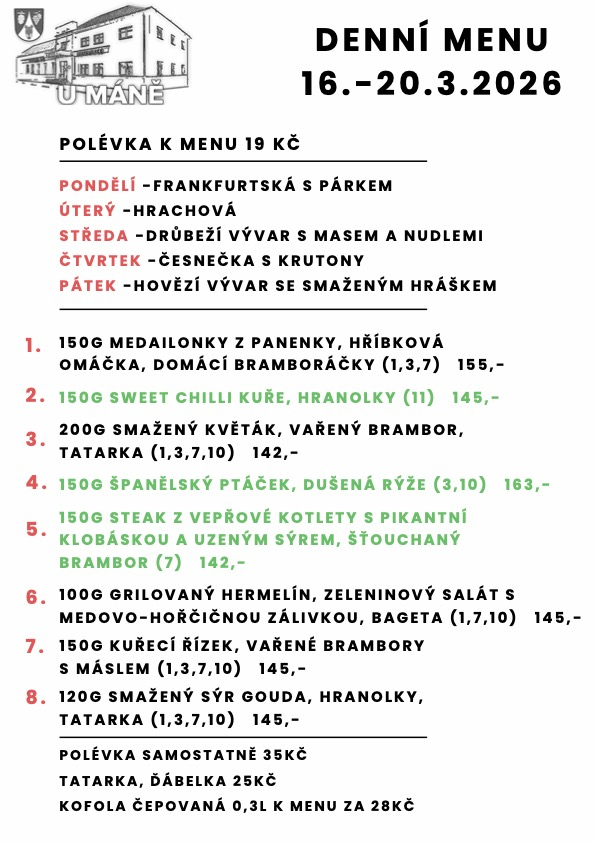 Polední menu