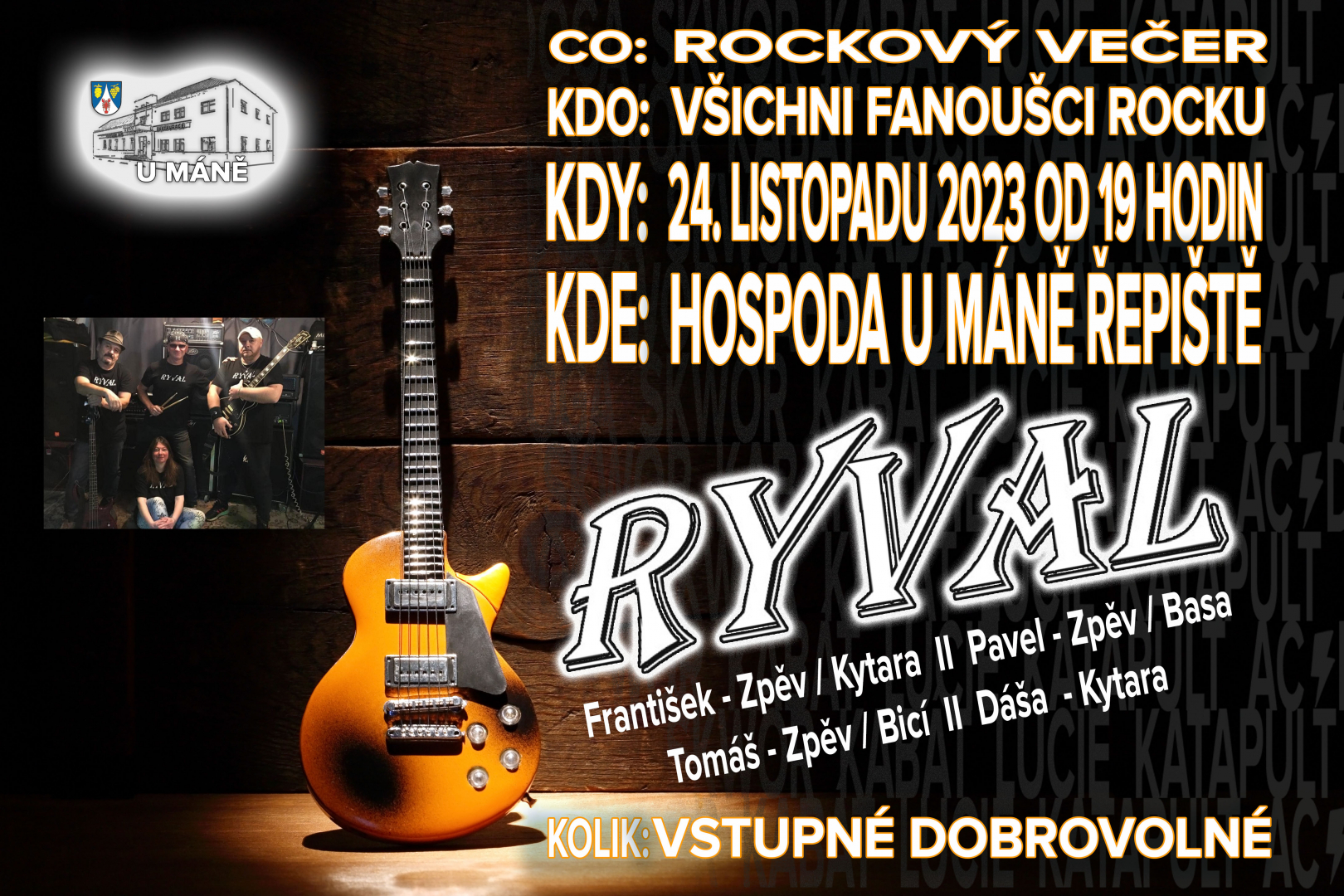 Všichni fanoušci rocku!