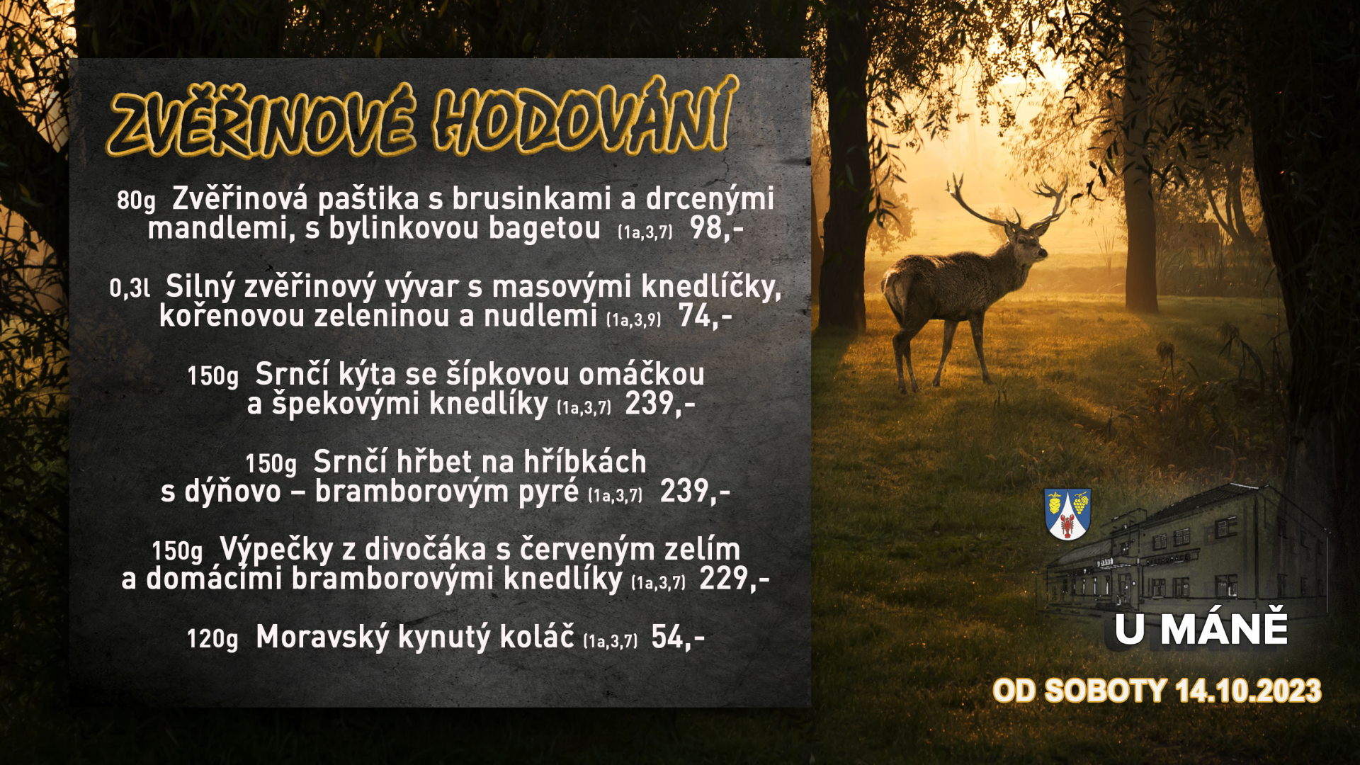 Zvěřinové hodování!